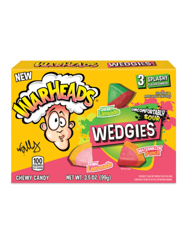 Warheads Wedgies Theatre Box 99gr