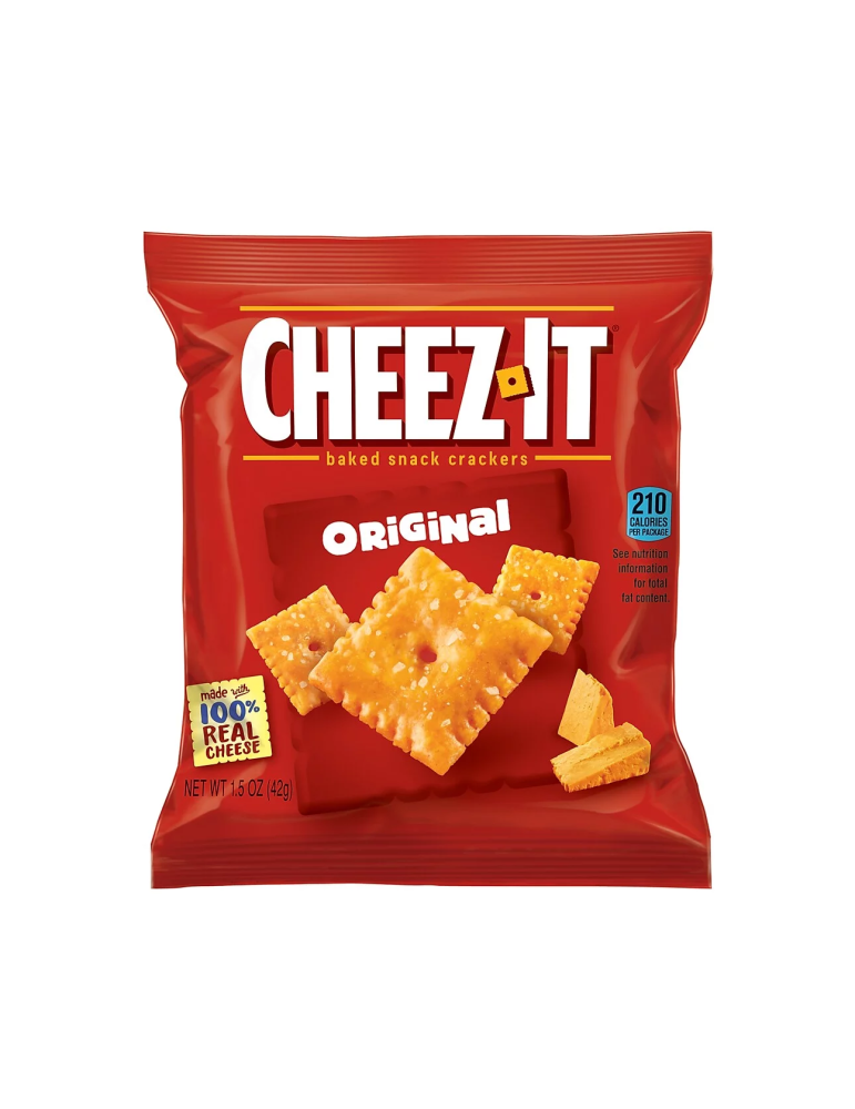 Original Baked Snack Crackers 42 gr. Cheezit