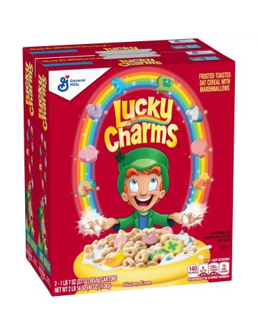 Lucky Charms 2pk Cartons Cereals 1,3 kg. General Mills