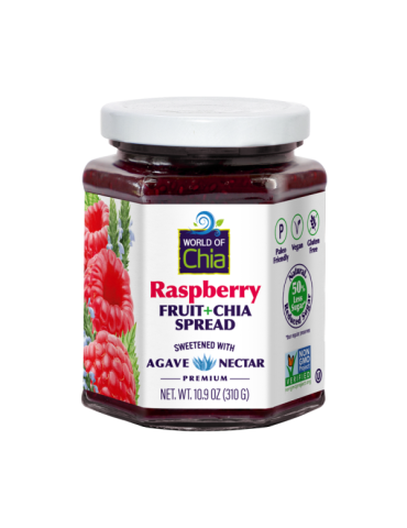 Raspberry Fruit Chia Spread 310 gr. World of Chia