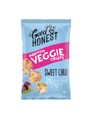 Popped Veggie chickps Sweet Chilli 85 gr. Good & Honest