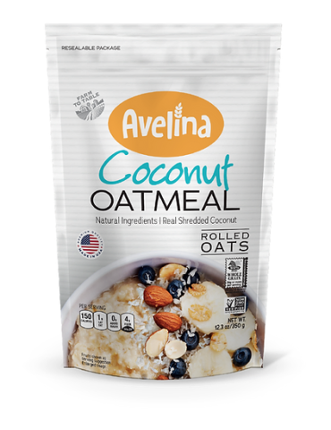 Instant Oats Coconut Flakes and Flavor 340 gr.Avelina