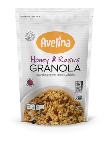 Granola-Cereal with Honey & Raisins 350 gr. Avelina
