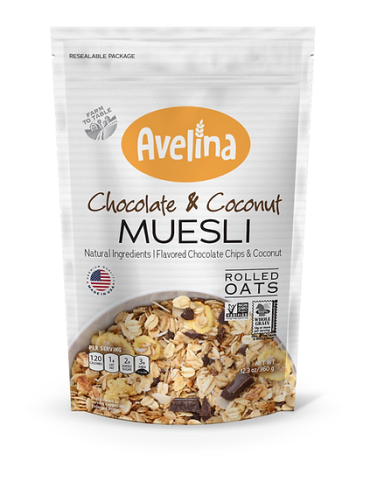 Muesli-Cereal Chocolate & Coconut 360 gr. Avelina