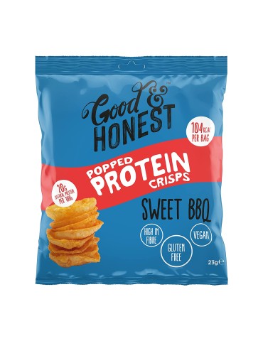 Popped Protein Crisps Sweet bbq 23 gr. Good & Honest