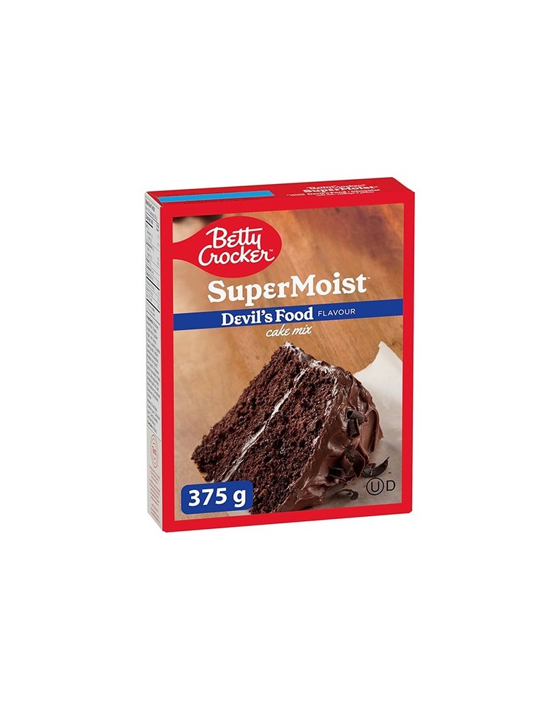 Super Moist Devil's Food Cake Mix 375 g. Betty Crocker