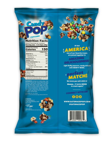 M&M Minis Popcorn 149 g. Candy Pop