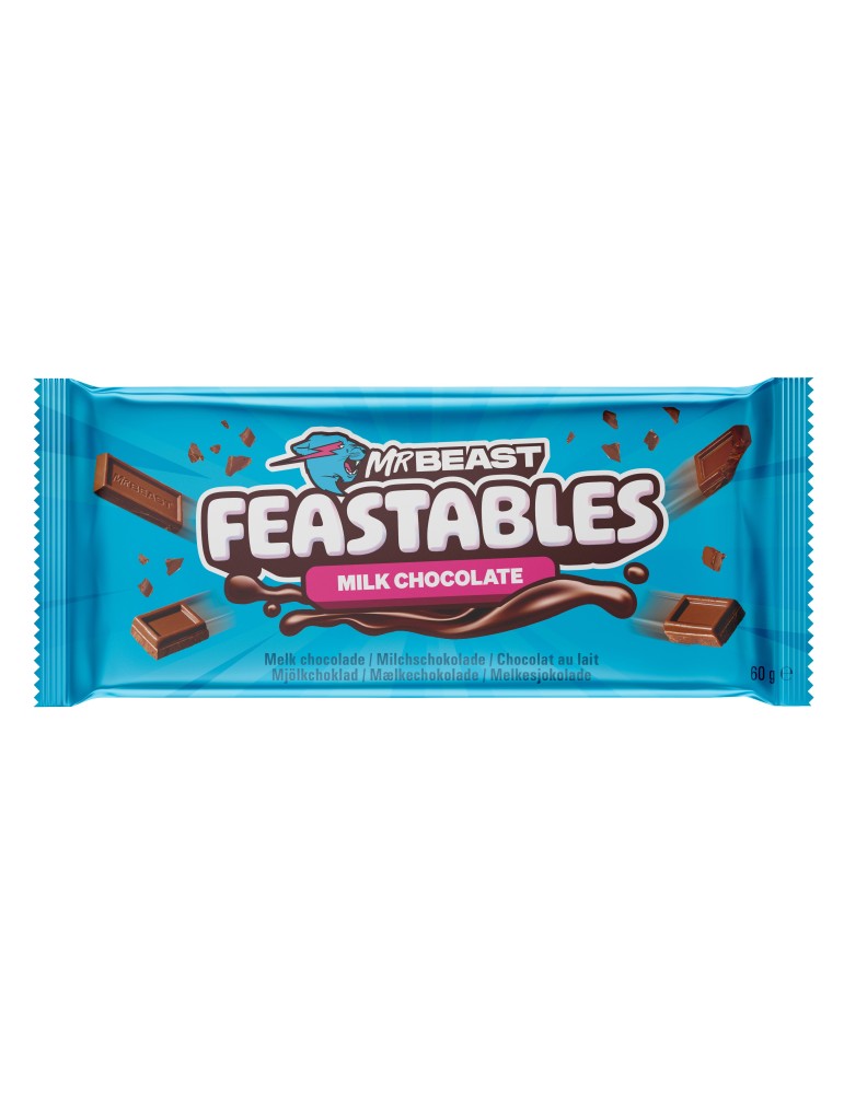 Milk Chocolate Chocolate Bar 60 g. Mr Beast Feastables