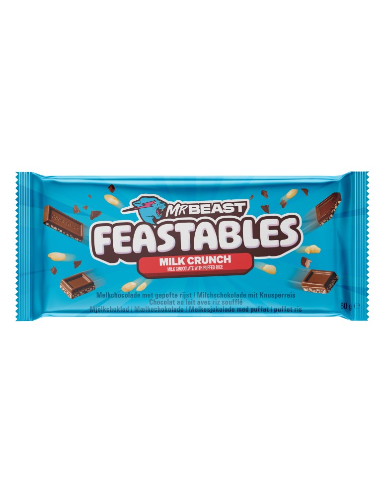 Chocolate Crunch Bar 60 g. Mr Beast Feastables