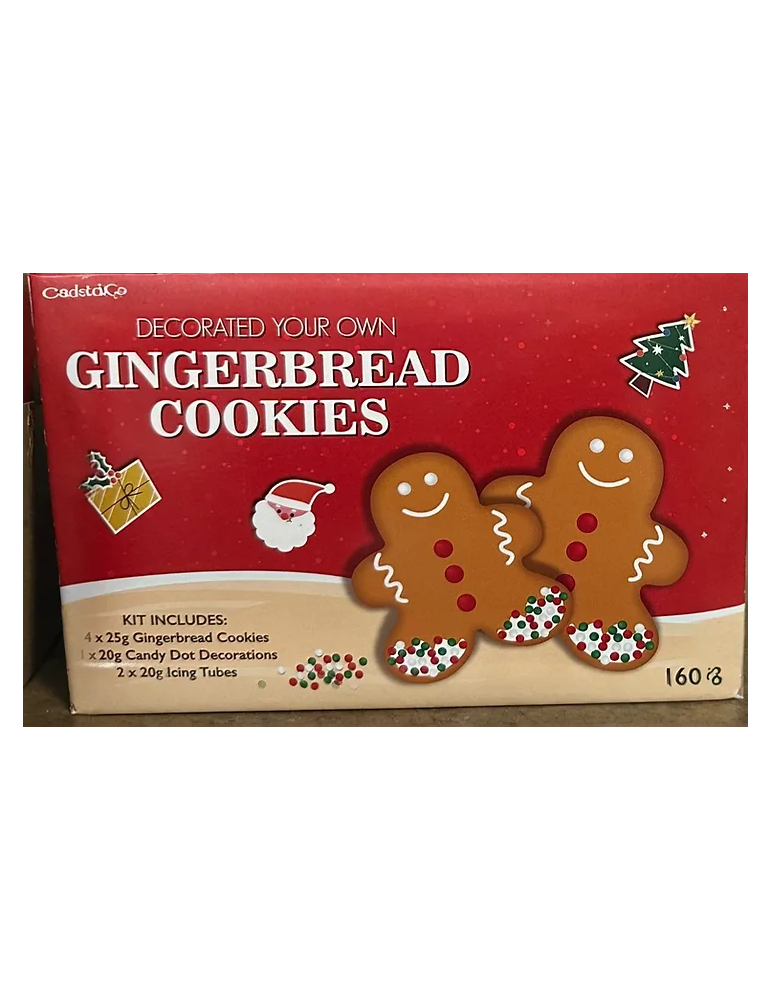 Decorate your Own Gingerbread Cookies 160g