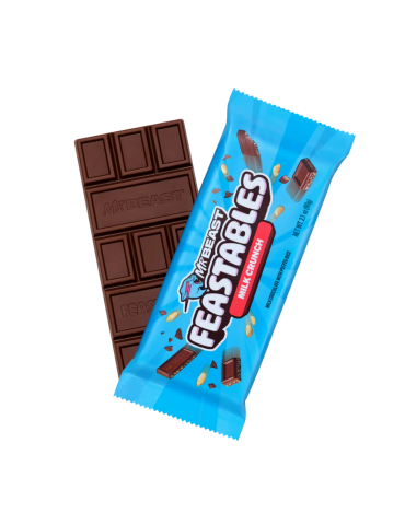 Chocolate Crunch Bar 60 g. Mr Beast Feastables