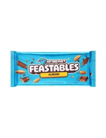 Almond Chocolate Bar 60 gr. Mr Beast Feastables