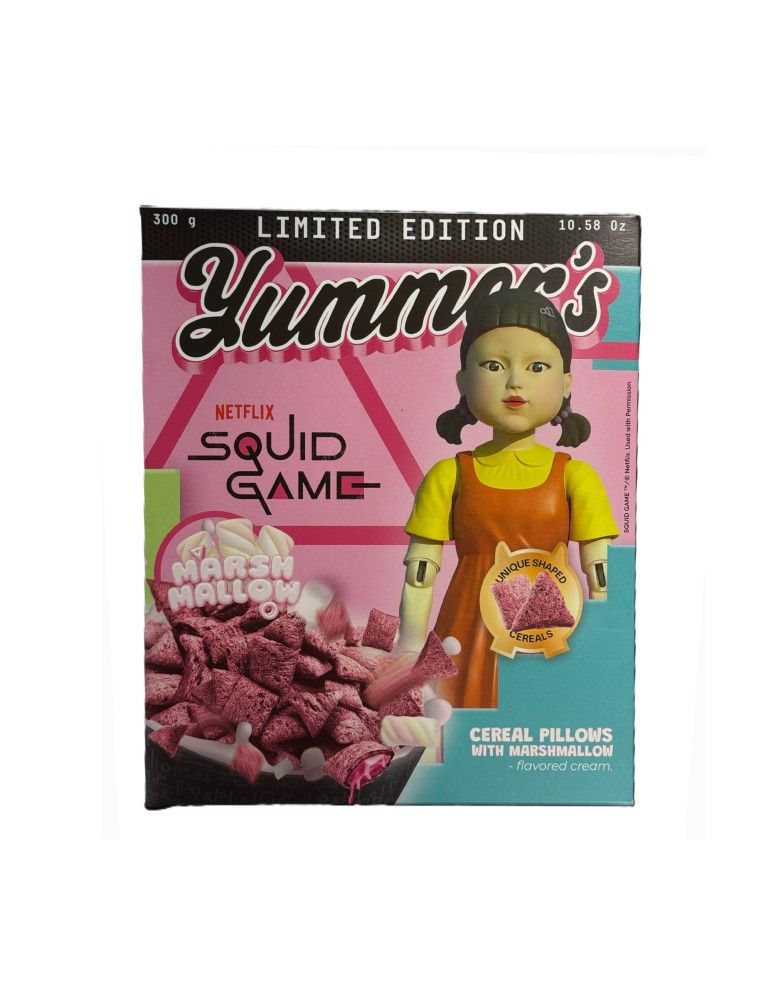 Squid Game Cereal Pillows with Marshmallows 300 g. Yummer's