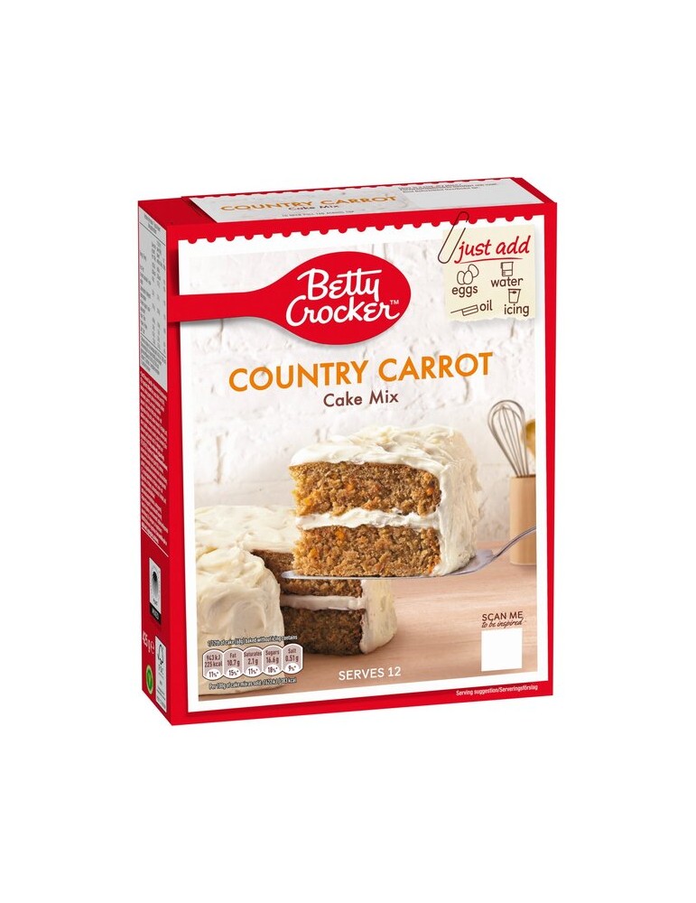Country Carrot Cake Mix 425 gr. Betty Crocker