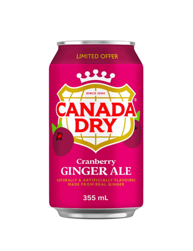 Canberry Ginger 355 ml. Canada Dry