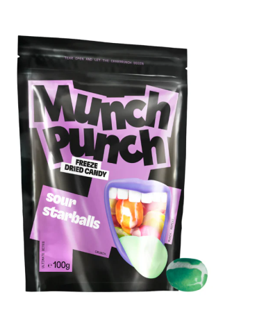 Sour Starballs 100 g. Munch Punch