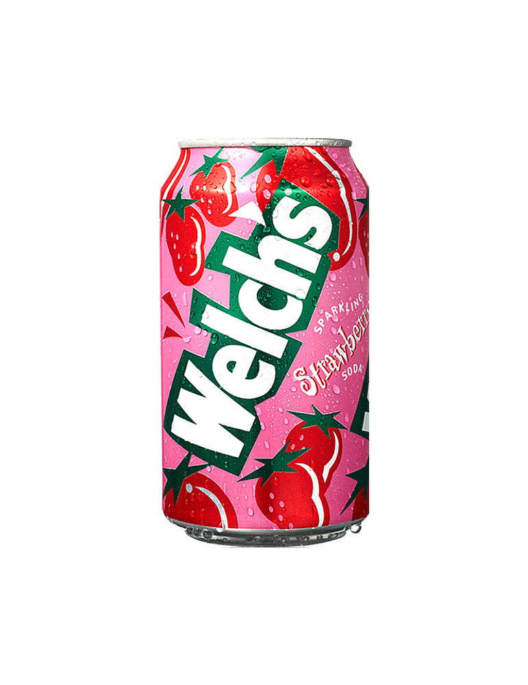 Strawberry Soda 355 ml. Welch
