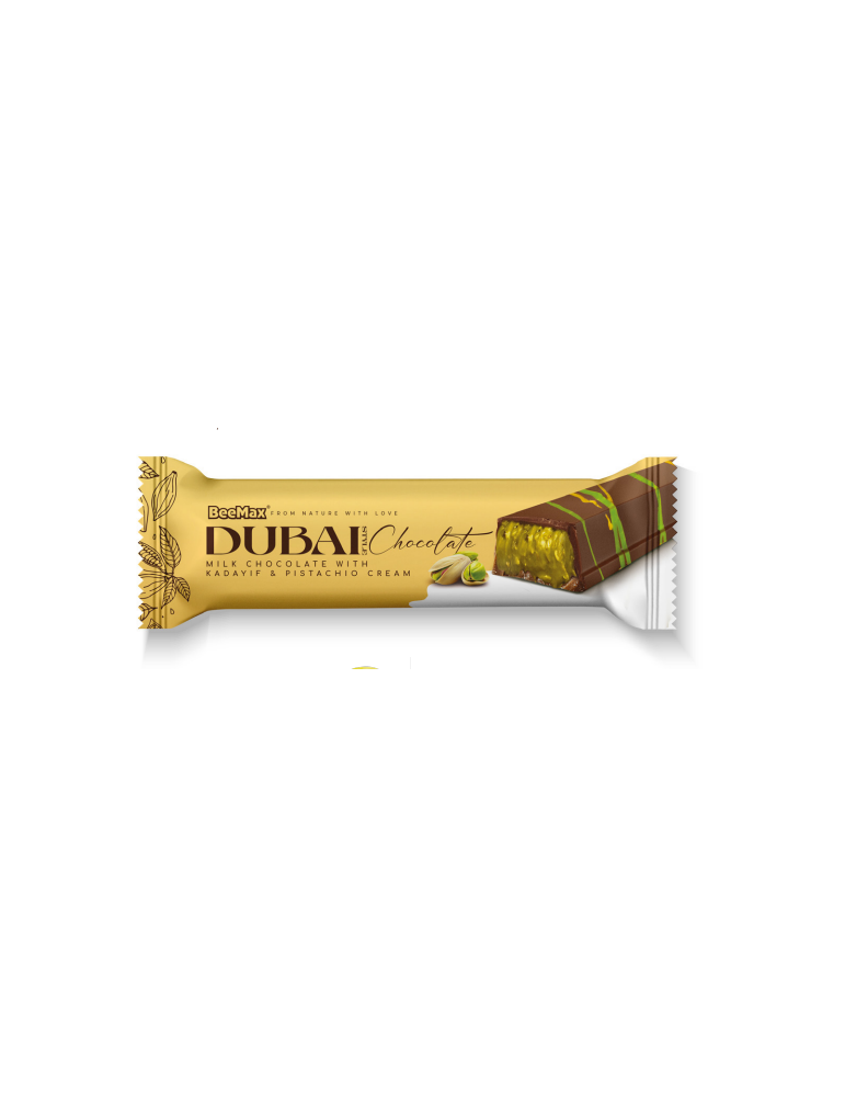 Dubai Style Chocolate Kadayif Pistacho 35 g. Bee Max