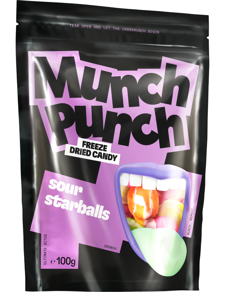 Sour Starballs 100 g. Munch Punch