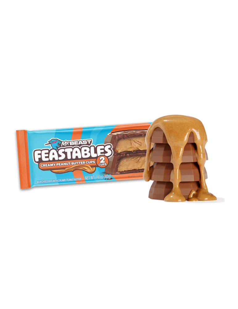 Creamy Peanut Butter Cups 40 g. Mr. Beast Feastables