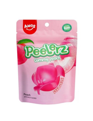 Gummy Peach 65g. Peelerz