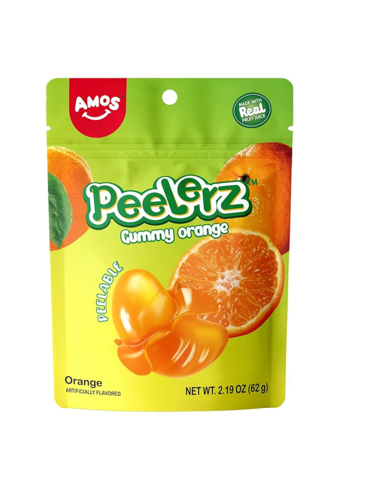 Gummy Orange 65g. Peelerz