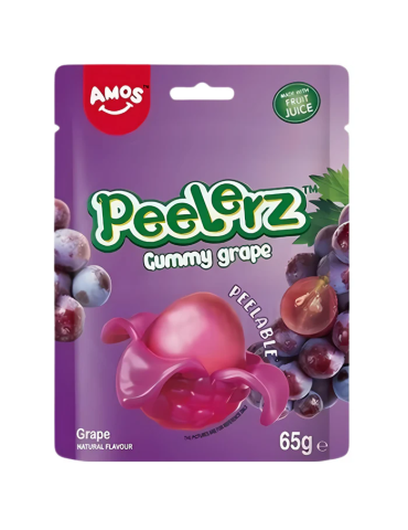 Gummy Grape 65g. Peelerz