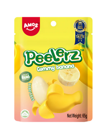 Gummy Banana 65g. Peelerz