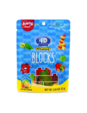 Gummy Blocks 4D Juicy Burst 72 g.Amos