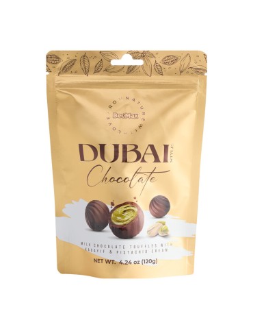 Dubai Style Milk Truffles with Kadayif Pistacho 120 g. Bee Max