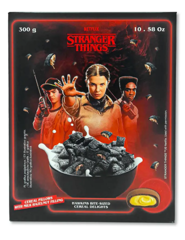 Cereales Pillows with Hazelnut 300 g. Stranger Things
