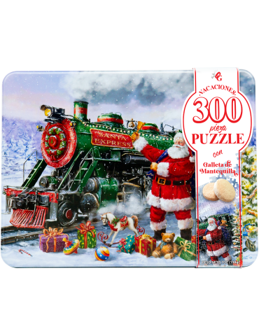 Caja Navideña de Galletas con puzle 198 g. Original Gourmet