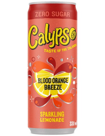 Calypso Blood orange breeze sparkling lemonade 330 ml
