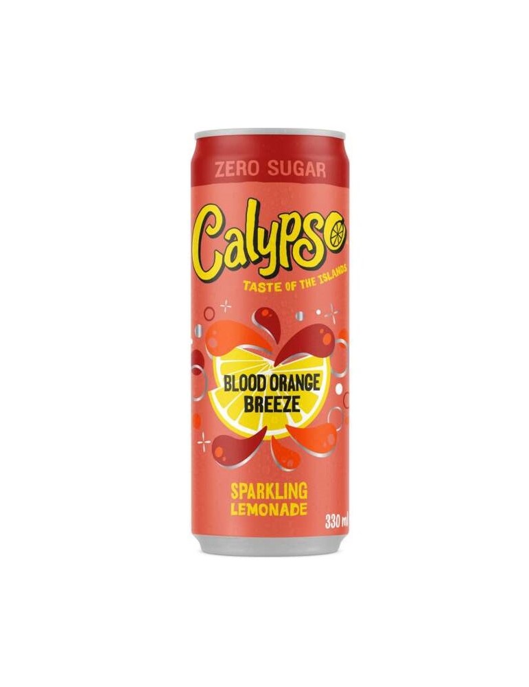 Blood Orange Breeze Sparkling Lemonade 330 ml. Calypso