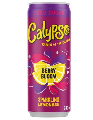 Berry Bloom Sparkling Lemonade 330 ml. Calypso