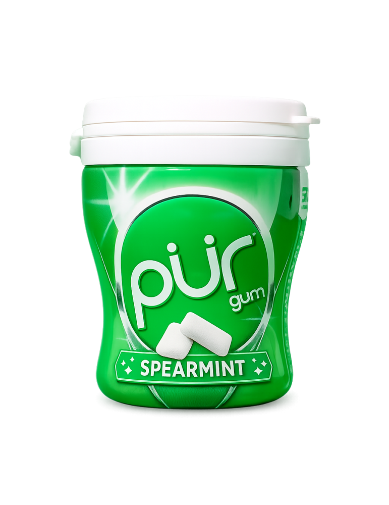 Chicles Spearmint 70 g Shaker Cup. PUR Gum
