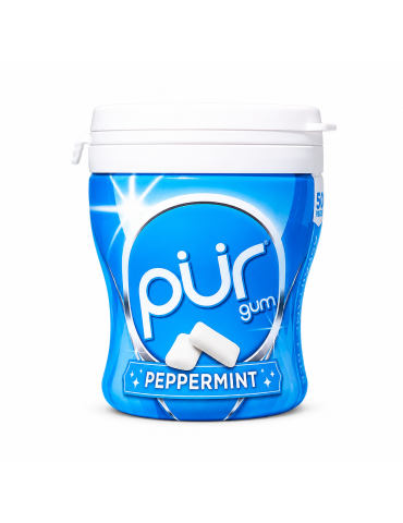 Chicles Peppermint 70 g. Shaker Cup. PUR Gum