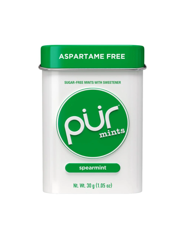 Mints Spearmint, 30 g Tin. PUR Gum