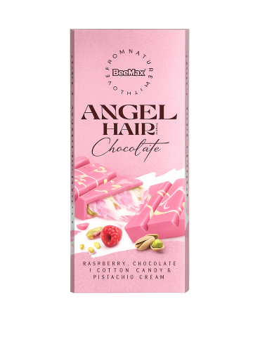 Dubai Angel Hair Chocolate Strawberry 80 g. Bee Max Dubai