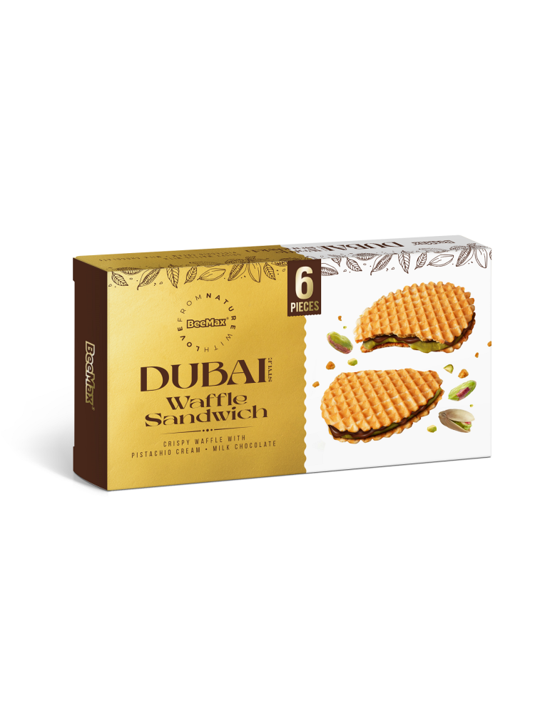 Dubai Waffle Sandwich 150 g. Bee Max Dubái