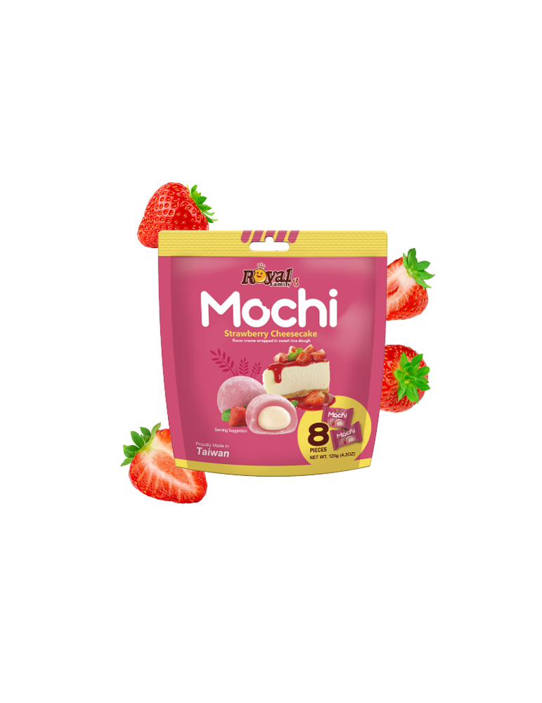 Mochi Strawberry Cheese Cake 120 g. Royal Family