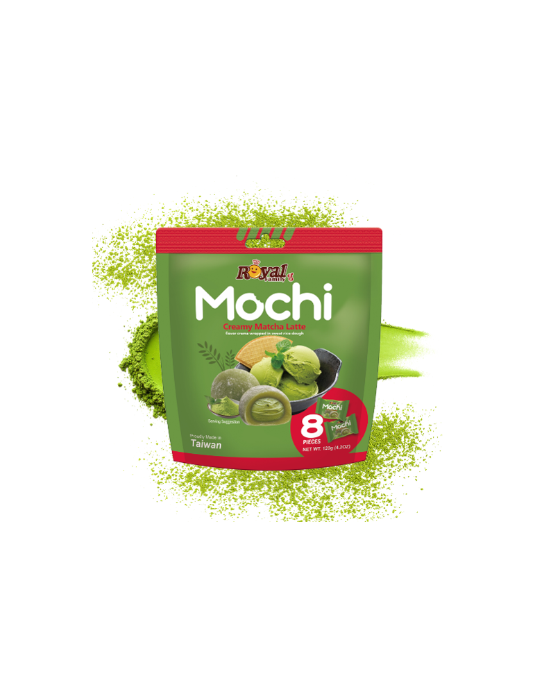 Mochi Creamy Matcha Latte 120g. Royal Family