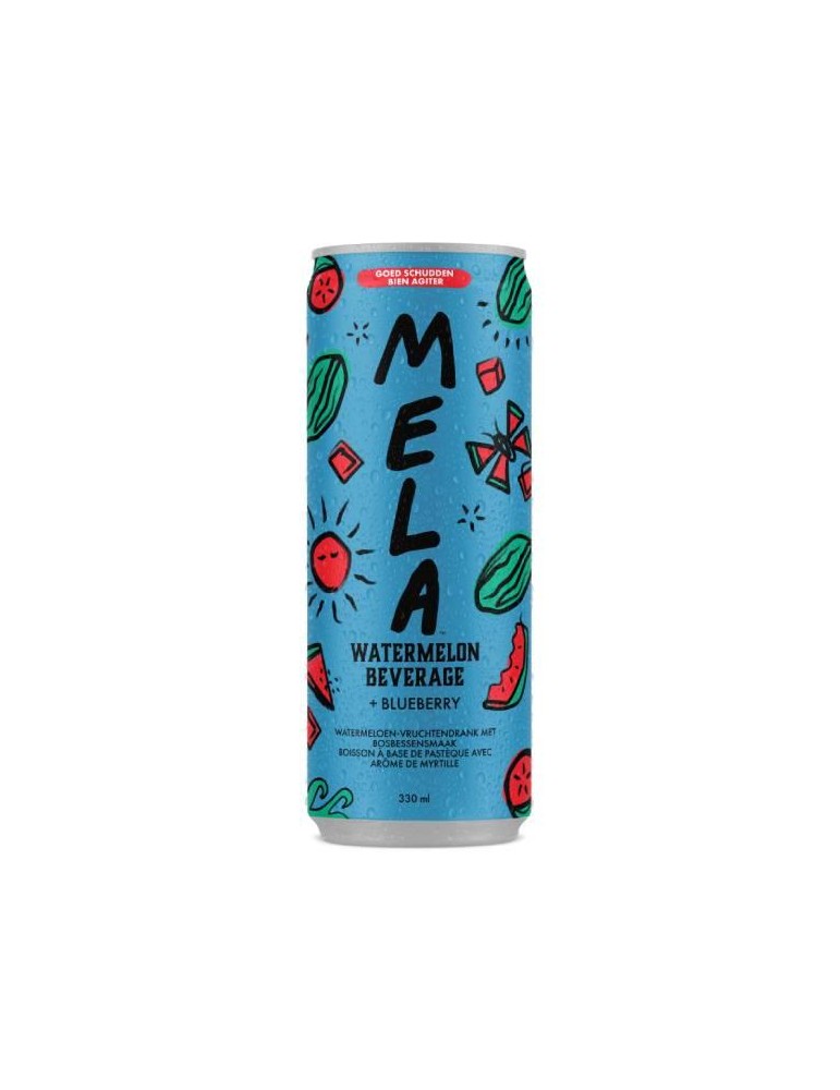 Watermelon Water Blueberry 330 ml. Mela Water