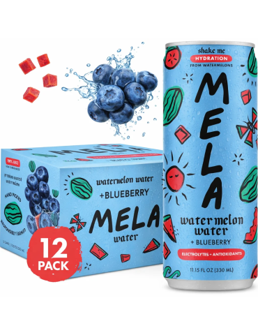 Watermelon Water Blueberry 330 ml. Mela Water